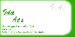 ida ats business card